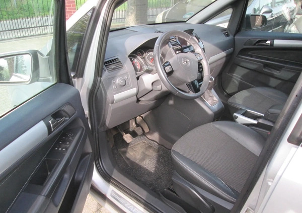 Opel Zafira cena 14999 przebieg: 224651, rok produkcji 2009 z Gryfice małe 211